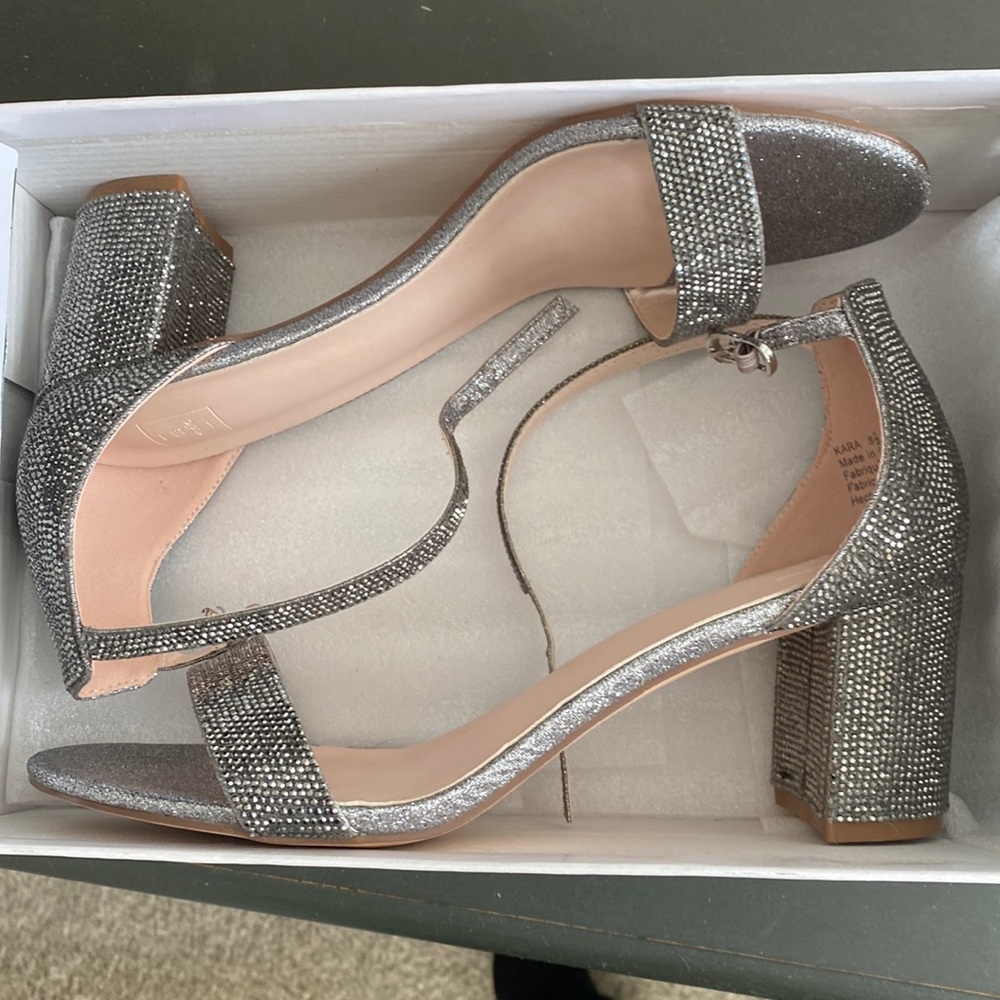 Pewter heels